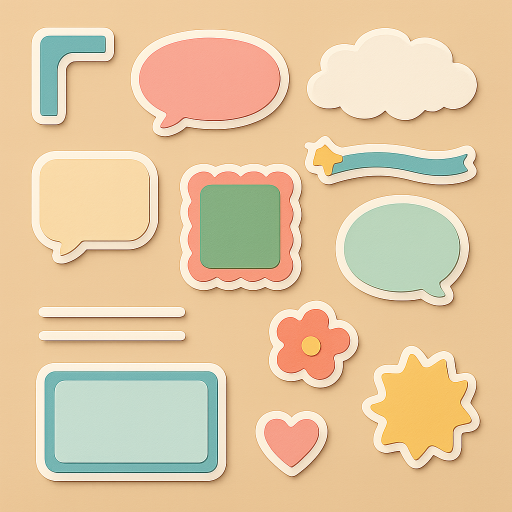 Speech Bubbles Frames & Shapes preview