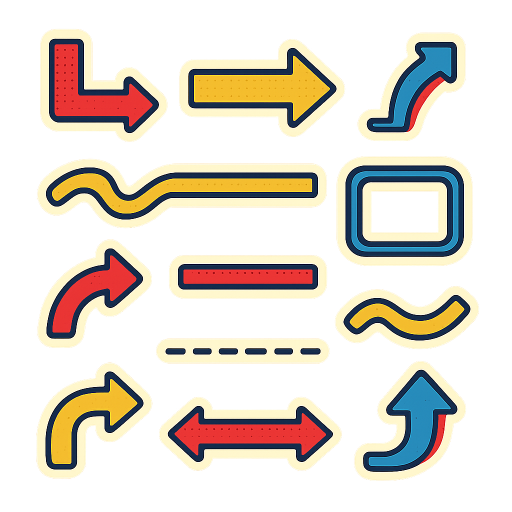 Hand-drawn Arrows & Underlines Frames & Shapes preview