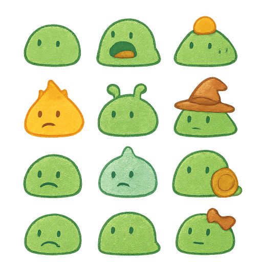 Slime Monster Game Assets preview