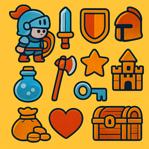 Little Knight Game Assets preview