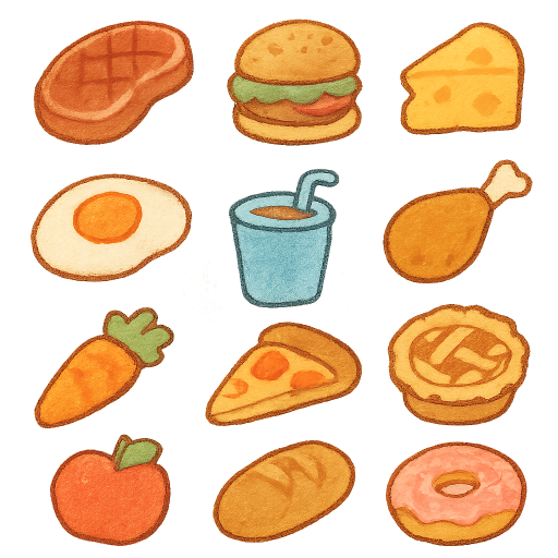Game Food Items Game Assets preview