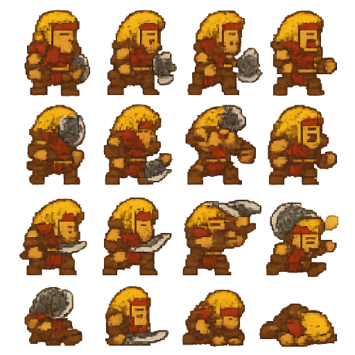 Berserker Game Assets preview