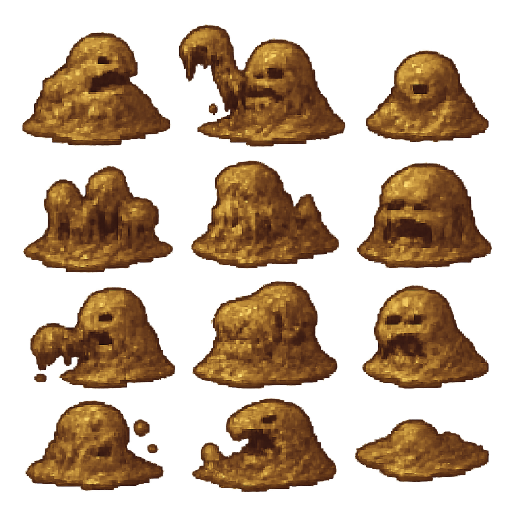 Ooze Monster Game Assets preview