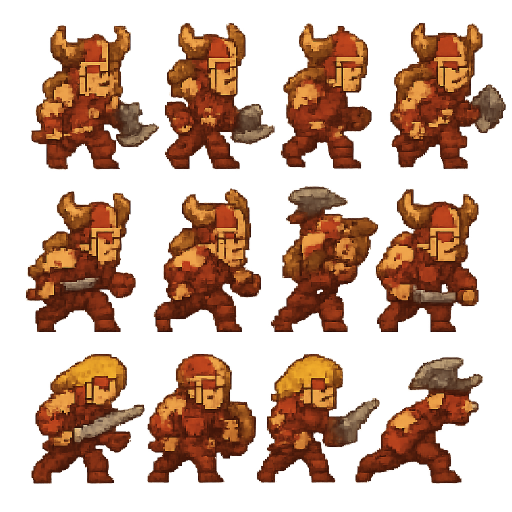 Berserker Game Assets preview