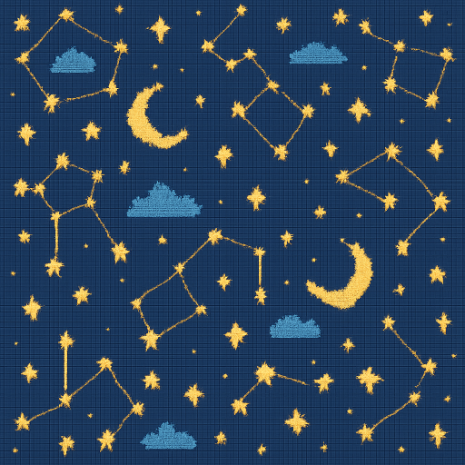 Night Sky Constellations Patterns preview