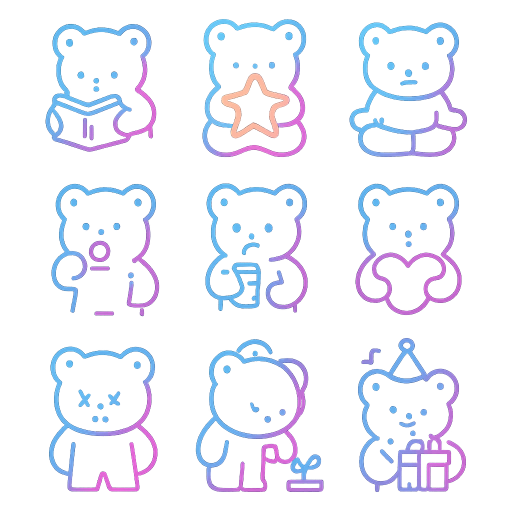 Baby Bear Stickers preview