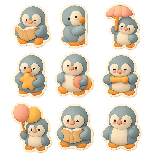 Little Penguin Stickers preview