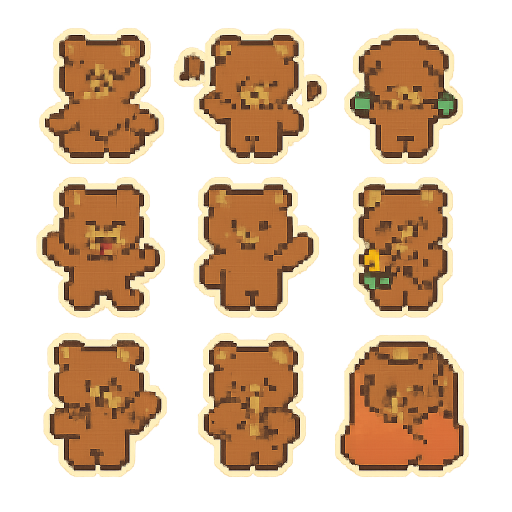 Baby Bear Stickers preview